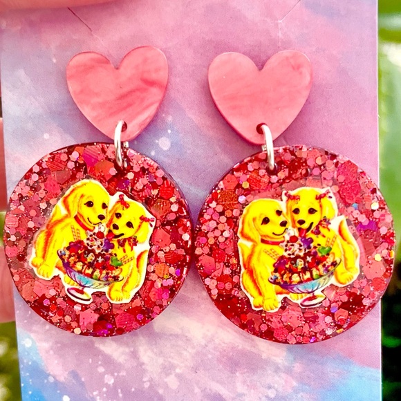 Unbranded Jewelry - Dog Acrylic Earrings